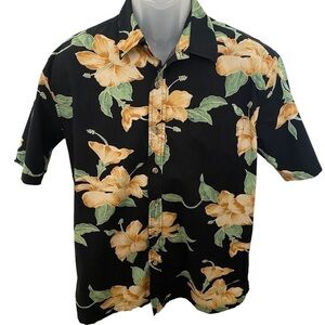 COOKE STREET Aloha Hawaiian Floral Shirt Men M Medium